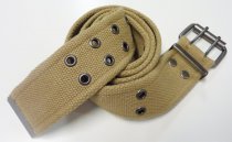 American Vintage belt with double buckle Khaki