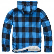 BrBrandit Lumberjacket hooded - Blue/Black