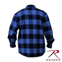 Rothco Flannel shirt mænd - Blå