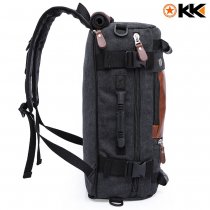 Kaka Canvas Hiking Backpack 40L - Black