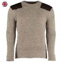 Woolly Pully Military Nato Knitwear - Heather Mix