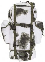 combat back pack, big, BW wintercamo