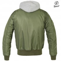 Brandit MA1 Sweat Hooded jakke - OD
