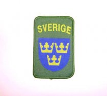 Svensk Militær Patch med velcro Sverige