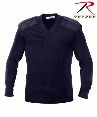 Rothco Akryl V-hals Sweater NATO Navy
