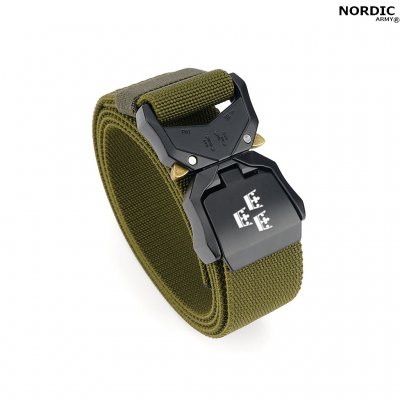 Nordic Army® Tactical Stretch Belt 3 Crown - Army Green