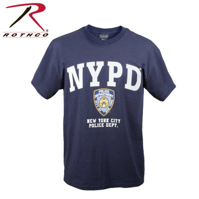 NYPD Marinblå T-tröja
