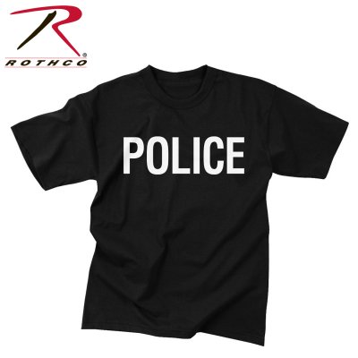 POLICE T-trøje Svart