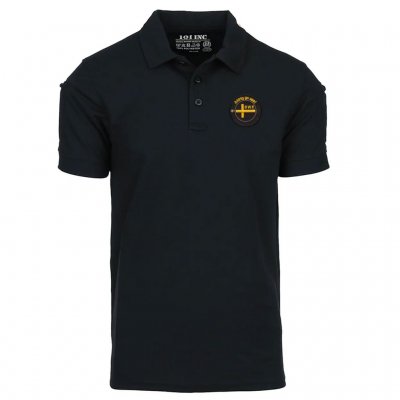 Tactical Polo Shirt Black – Aldrig Ge Upp