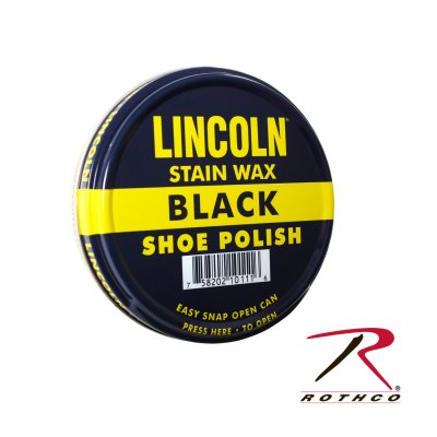 LINCOLN ® USMC Voks til læder sko / støvler Black